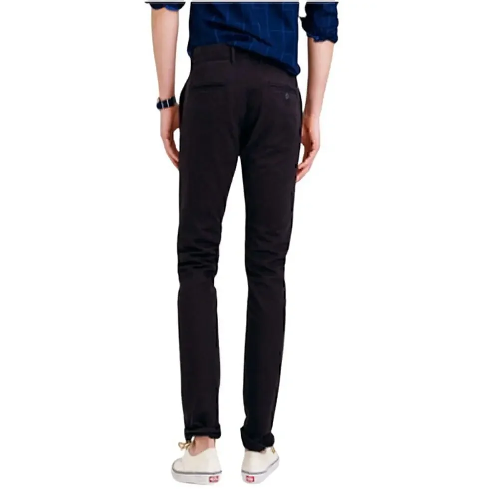 J.Crew Men's 484 Slim-fit pant in Broken-in chino Black M1267 size 44 NWT